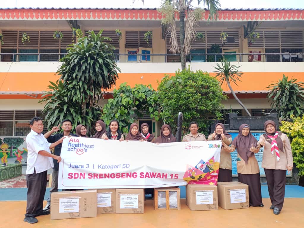 Juara 3 program AIA Healthiest Schools Competition